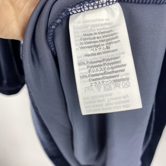 Madewell Blue Velvet Balloon-Sleeve Dress Small - Picture 5 of 9